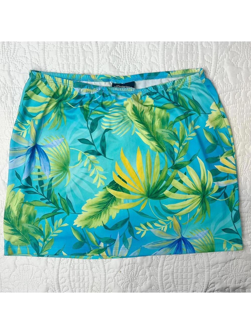 No Boundaries summer tropical skirt